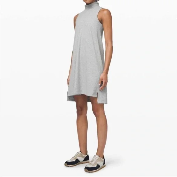Lululemon Athletica Gone For The Week Dress Gray Medium NWOT - Picture 3 of 12